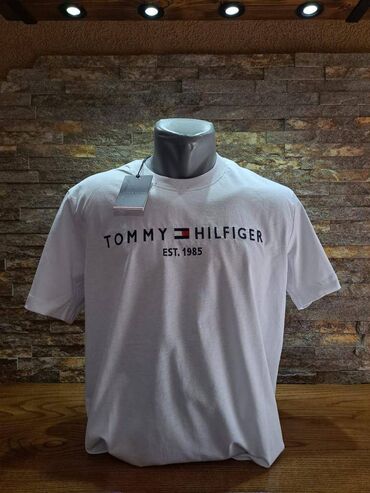 plein sport majice: Men's T-shirt Tommy Hilfiger, 2XL (EU 44), bоја - Siva