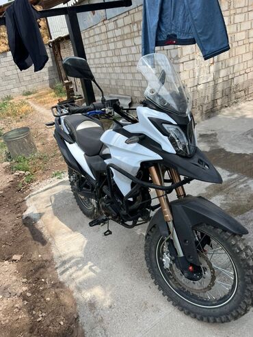 купить электромотоцикл в бишкеке: Тур эндуро (белый )300куб 5ступка пробег 1500 состояние хорошее 87т