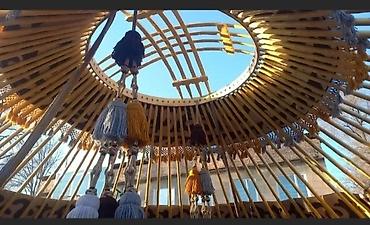 Продажа юрт: Юрта кочевого типа с традиционным орнаментом. Характеристики: - — 5