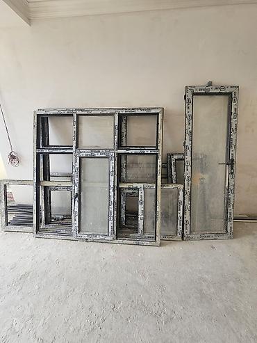 plastik vedre: PVC pəncərə və balkon qapısı dəsti - Material: PVC profil (üzərində — 1
