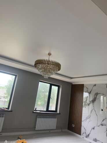 Натяжной потолок: Натяжной потолок Глянцевое, Матовое, 3D потолки Гарантия, Бесплатная консультация, Бесплатный замер — 17