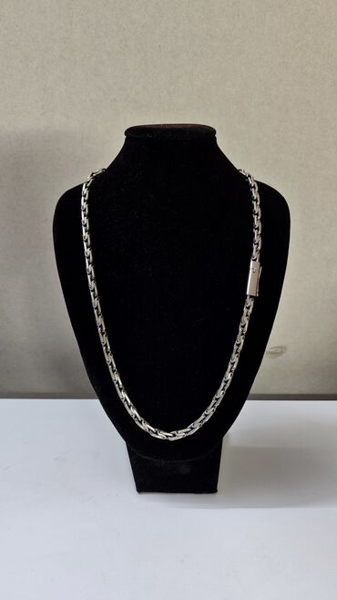 залез под одеяло к спящей: Цепь "Московский Бит" Серебро 925°проба Ручная работа Замок-Коробка