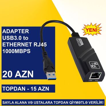 Digər kompüter aksesuarları: Usb adapterlər sayla alana və ustalara topdan qi̇ymətlə veri̇li̇r! -da lalafo.az — 9 Digər kompüter aksesuarları: Usb adapterlər sayla alana və ustalara topdan qi̇ymətlə veri̇li̇r! — 9