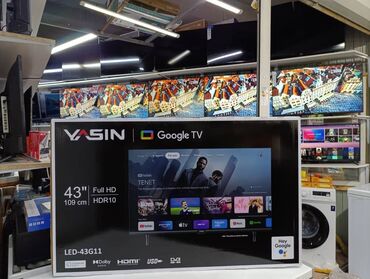 yasin 43 smart tv: Телевизор Ясин 43G11 Андроид гарантия 3 года, доставка установка