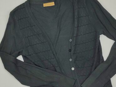 czarne t shirty damskie w serek: Knitwear, S (EU 36), condition - Good