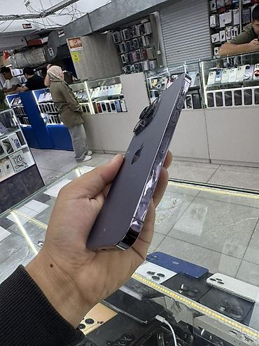 smart king 17 max: IPhone 14 Pro Max, Б/у, 128 ГБ, Deep Purple, Зарядное устройство, Защитное стекло, Чехол, В рассрочку, 79 % — 3