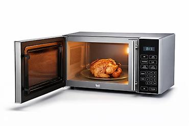 pelet sobası: Mikrodalğalı soba Elif, Ayrıca dayanan, Mikrodalğalar ilə, rəng - Gümüşü, Yeni — 2