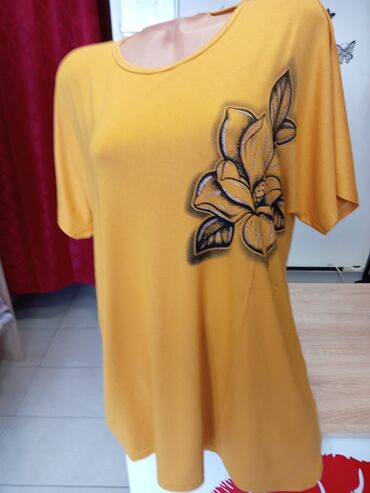 pletene bluze od vunice: 6XL (EU 52), Cotton, color - Red at lalafo.rs pletene bluze od vunice: 6XL (EU 52), Cotton, color - Red
