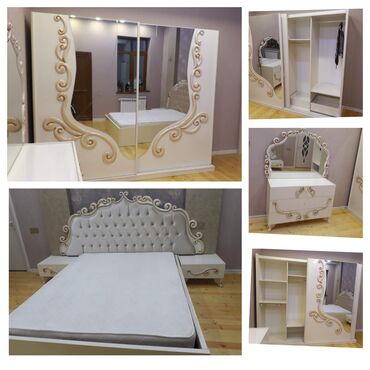 Pufiklər: *990₼ YATAQ mebeli :-TƏCİLİ SATILIR*‼️ Təmiz türk malıdı. 3500ə alınıb