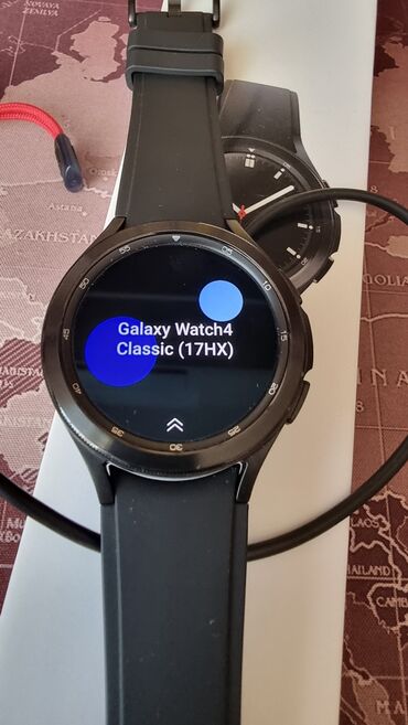 galaxy watch 4 classic: İşlənmiş, Smart saat, Samsung, rəng - Qara