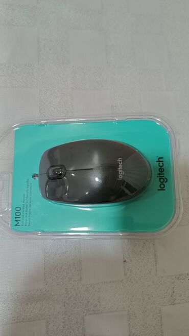 Mauslar: Kompüter sıçanı Logitech, təzədir upakovkada. 
Mous, mışka — 4