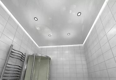 Потолочные работы: Натяжные потолки с трековыми светильниками Парящие потолки Теневые — 4