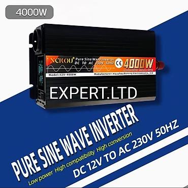 İnverterlər: Yeni Inverter, 100-300 Vt, 12 - 220 volt, Ünvandan götürmə, Ödənişli çatdırılma — 27