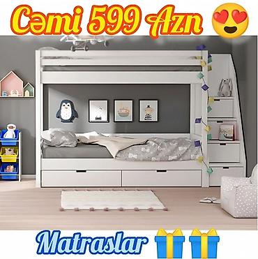 lohve: Oğlan və qız üçün, Yeni, Çarpayı, Matras ilə, Siyirməli, Laminat — 6