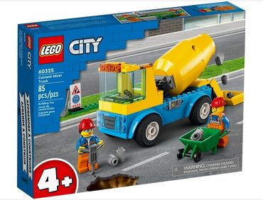 lego mainkraft: Lego City 🏙️ 60325 Бетономешалка рекомендованный возраст 4 +,85
