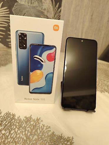 redmi pad: Redmi Note 11S, 128 GB, rəng - Göy, Barmaq izi, İki sim kartlı, Face ID — 2