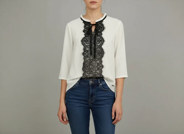 t shirty levis hello kitty: Top Secret, Women's blouse, size S (EU 36)