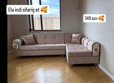 Sifarişlə mebel: Künc divan, Yeni, Açılan, Bazalı, Parça, Şəhərdaxili pulsuz çatdırılma