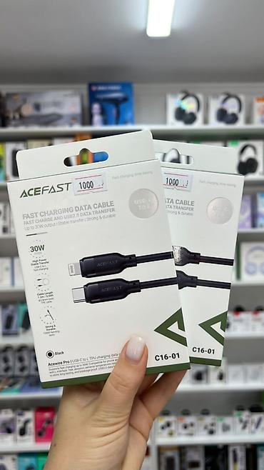зарядка lightning: Кабель ACEFAST C16-01 USB‑C to Lightning - Быстрая зарядка и передача — 1