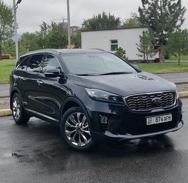 спрей скорая помощь: Kia Sorento, кроссовер чёрного цвета (дорест/рестайлинг третьего