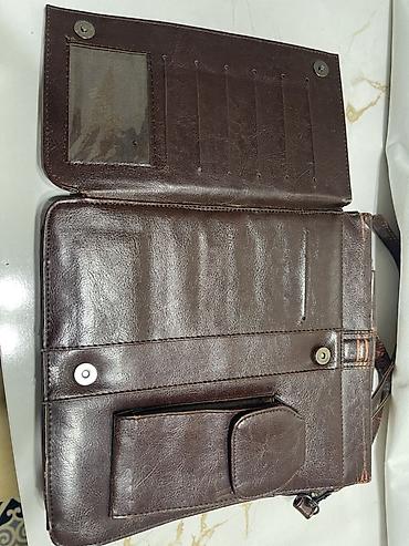 Классические сумки: Мужская сумка через плечо BOSS (тиснение на лицевой стороне) - — 7