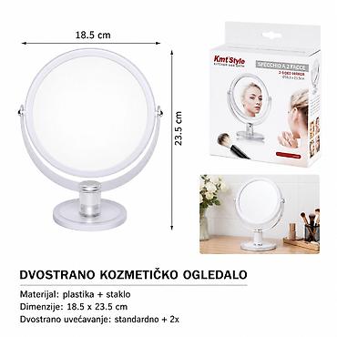 KMT Stočni dvostrani kozmetički ogledalo 2802678 Praktično dvostrano