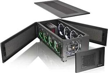 Ostali kompjuterski delovi: Thermaltake Core P1 TG Mini ITX – kompaktno horizontalno kućište za — 16