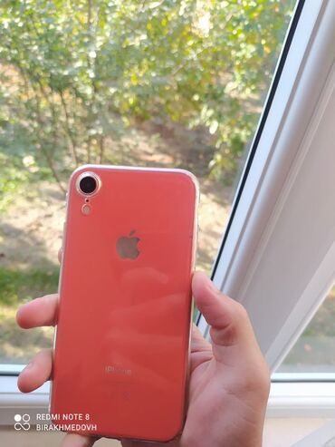 iphone x irşad: IPhone Xr, 128 ГБ, Красный, Face ID