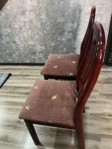 study table: Прямоугольный обеденный/рабочий стол из ЛДСП темного венге — 4