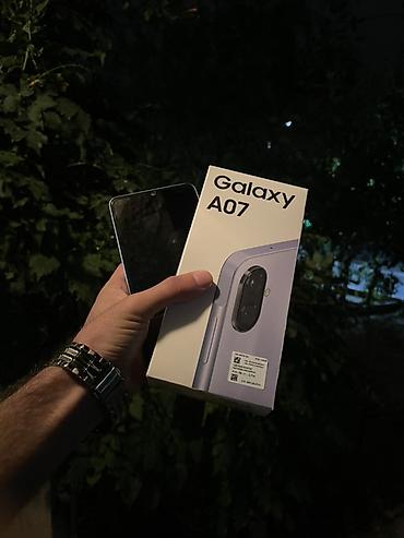 samsun a: Samsung Galaxy A07, rəng - Bənövşəyi — 3