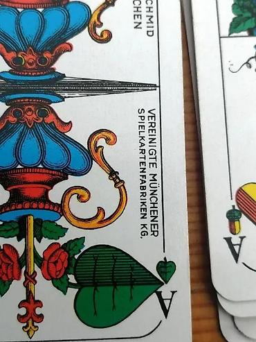 Ostali antikviteti: Vintage F. X. Schmid MUNCHEN špil karata Milde Sorte GERMANY. Made in — 3