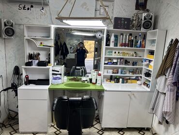 Salon, tibbi mebel dəsti: 🆘️330azn🆘️Sağ sol mebel,unvanik,berber güzgüsü,kreslo təcili satıram