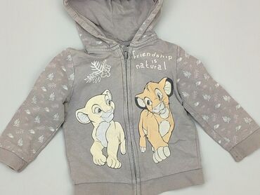 bluzka hiszpanka długi rękaw: Sweatshirt, Disney, 12-18 months, condition - Good