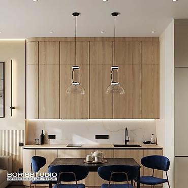 Потолочные работы: Натяжные потолки с трековыми светильниками Парящие потолки Теневые — 2