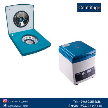 680 elan | TIBBI AVADANLIQ: Sentrifuqa
Centrifuge (Plazma Lifting)
🔹12 barabanlı
🔹4000 dövriyye
🔹M