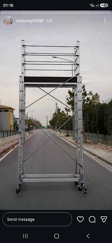 Инструменты: Alüminium hərəkətli iskele platforması - Material: yüngül və — 4