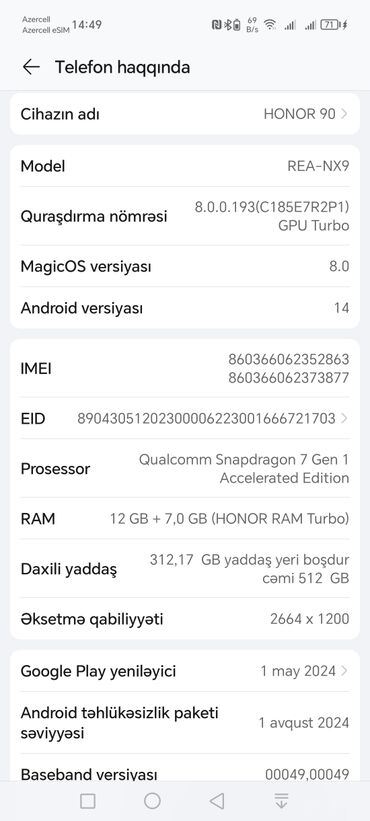 honor x5 plus qiymeti: Honor 90 Pro, 512 ГБ, цвет - Черный, Отпечаток пальца, Две SIM карты, Face ID