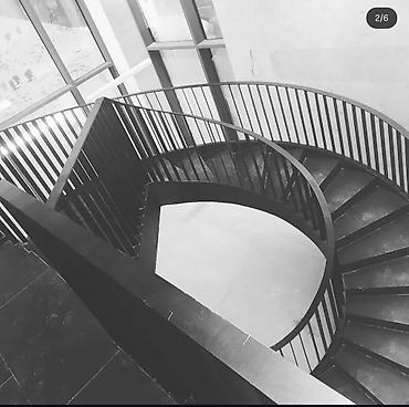 Металлические лестницы: Металлическая лестница Наружные, Форма лестницы: Винтовая, Стиль: Модерн — 2