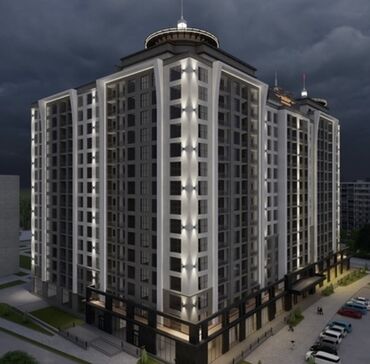 бишкек батир: 3 комнаты, 90 м², Элитка, 12 этаж, ПСО (под самоотделку)