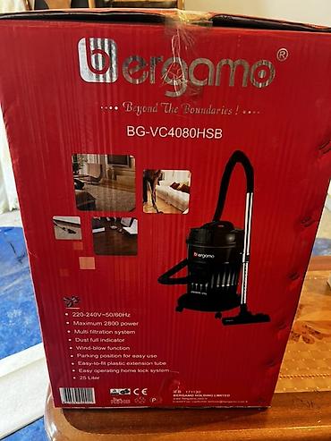 taxta biti nece mehv etmek olar: Bergamo BG-VC4080HSB tozsoran - Güc: 2800 W maksimum - — 1