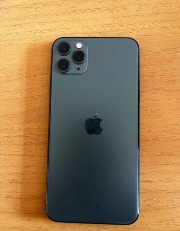 iphone pro max 11 qiymeti: IPhone 11 Pro Max, 64 GB, Graphite, Barmaq izi, Simsiz şarj, Face ID