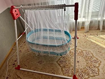 Люльки: Детская колыбель-качалка на стойках - Конструкция: подвесная люлька — 2