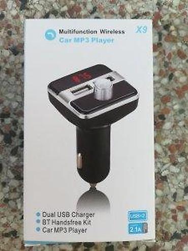 Audio oprema za auto: BT FM transmiter za automobil X9 – multifunkcionalni bežični komplet — 15