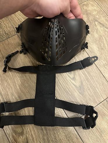 training mask: Taktiki üz qoruyucu maska – qara rəng Məhsul təsviri: - Üzün aşağı — 3