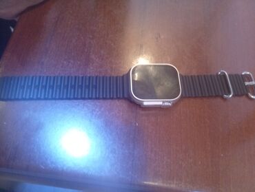 Smart saatlar: Ağıllı saat – kvadrat formalı metal korpus, kənarda qoruyucu çərçivə — 9