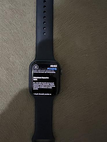 apple whatch 7: İşlənmiş, Smart saat, Apple, Suya davamlı, rəng - Göy — 2
