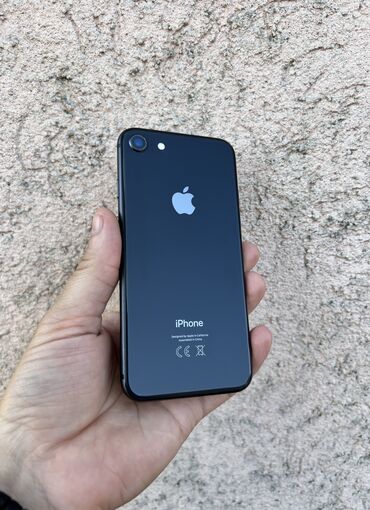 slušalice za telefon: Apple iPhone iPhone 8, 64 GB, Crn, Otisak prsta
