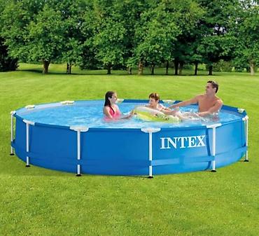 ormaric za igracke: Intex Metal Frame Bazen 366 x 76 cm sa filterskom pumpom ✅ Novo — 2