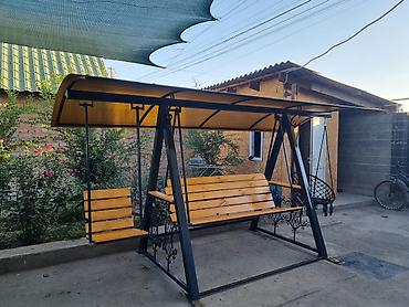 Бакча селкинчеги Металл, Жөлөнгүчү менен, Чатыры менен — 3