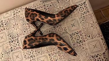 Туфли: Leopard naxışlı qadın klassik tuflilər - Brend/Model: Daxildə — 6